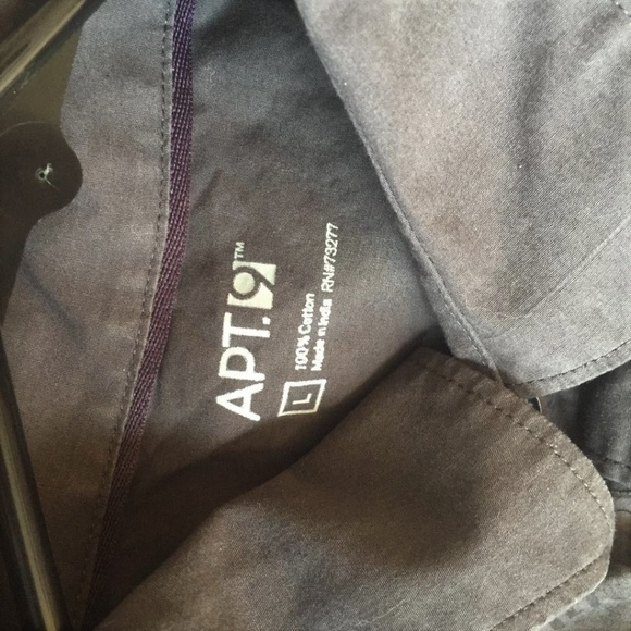 APT. 9 Rock and Roll Wings Black Shirt Large - Picture 7 of 7